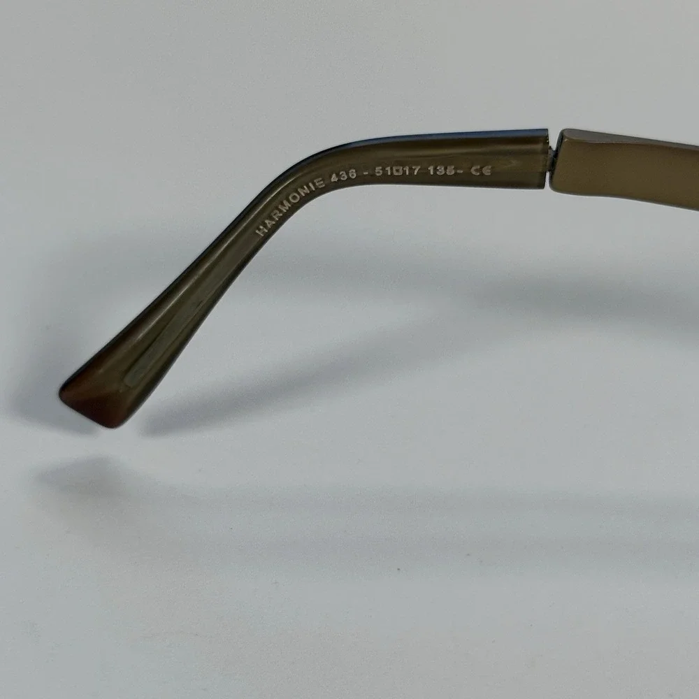 Jean LaFont Harmonie‎ 436 Eyeglasses Frame Only 51-17-135 Womens France Half Rim